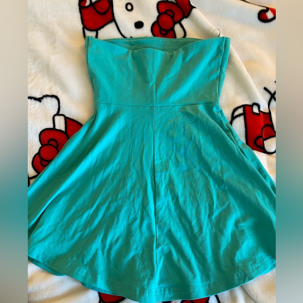 NWT teal Express tube top - Picture 4 of 4